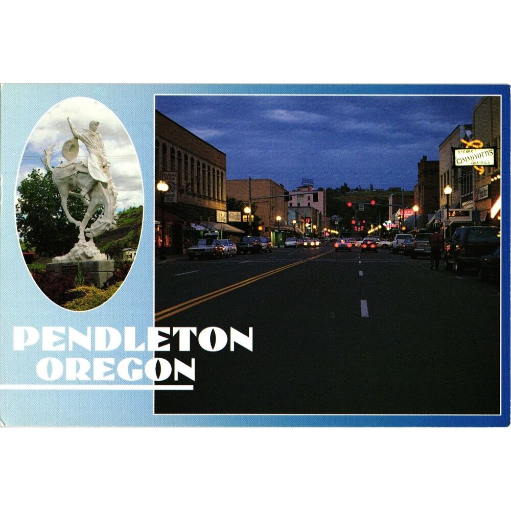 Pendleton Oregon Postcard Smith Western Inc Photo By Matt Johnson